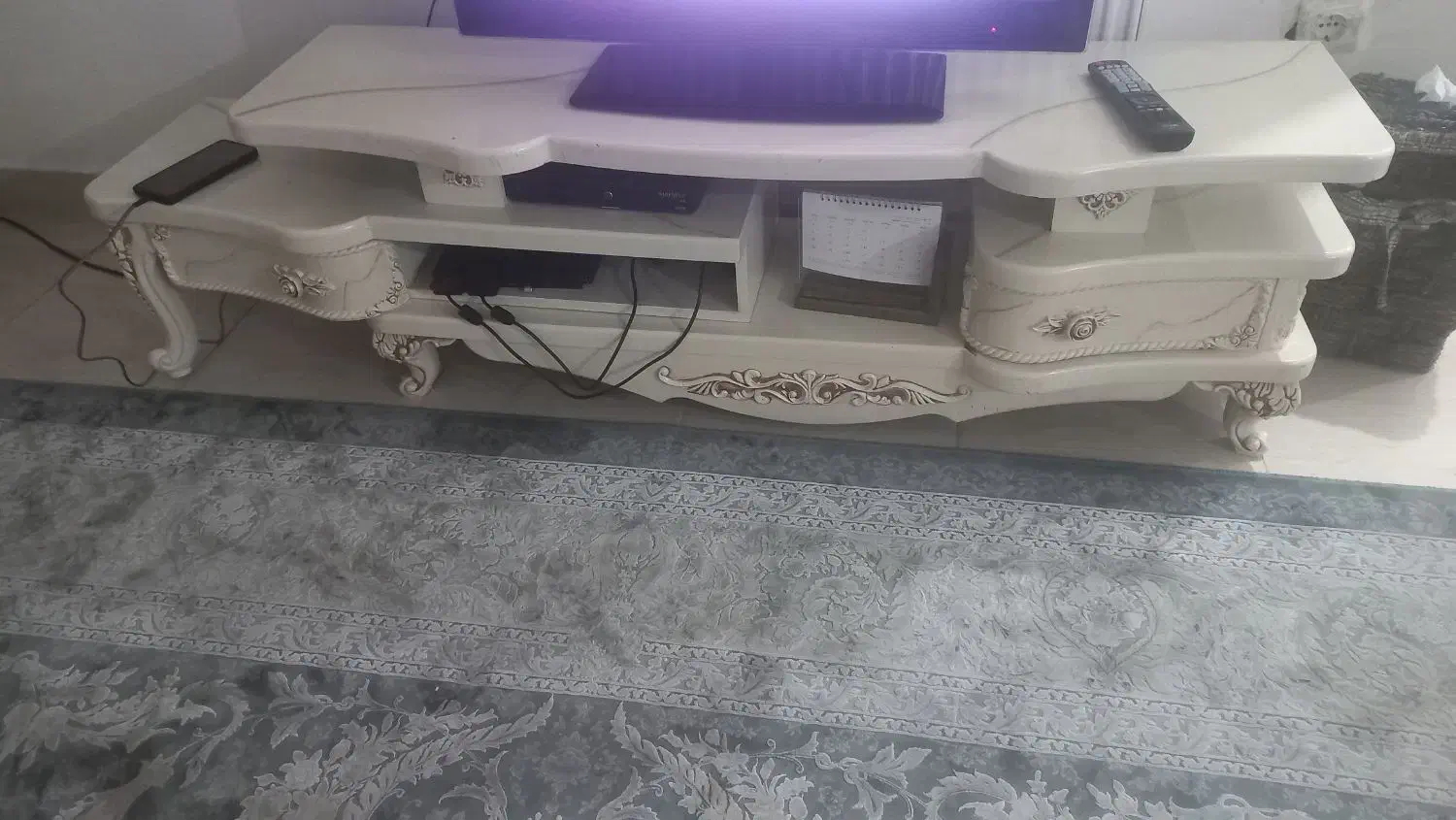 ویترین و میز تلویزیون|میز تلویزیون|رشت, کوی مهر|دیوار