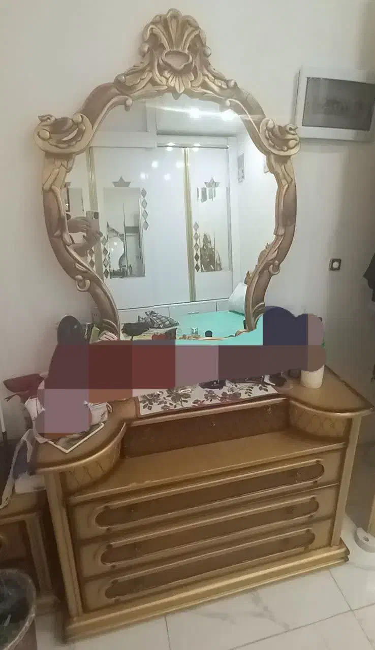 تخت خواب دو نفره|تخت و سرویس خواب|مهدی شهر, |دیوار