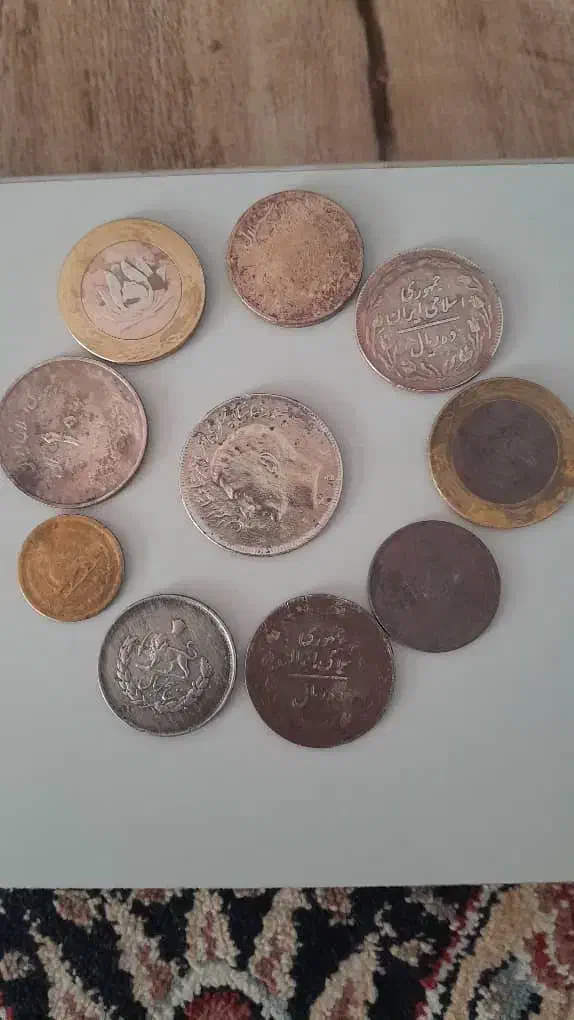 سکه ۵۰دیناری و ۵تومنی|کلکسیون سکه، تمبر، اسکناس|گرگان, |دیوار