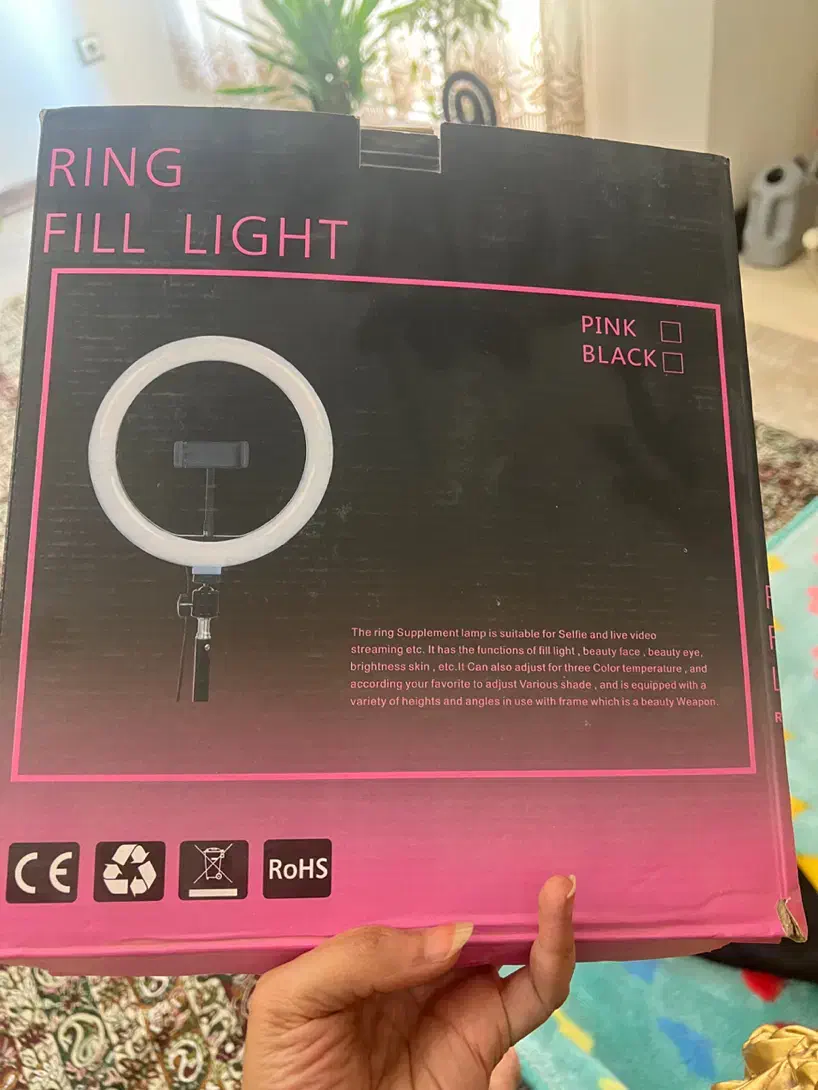 رینگ لایت قوی سه حالته|دوربین عکاسی و فیلمبرداری|قم, پردیسان|دیوار