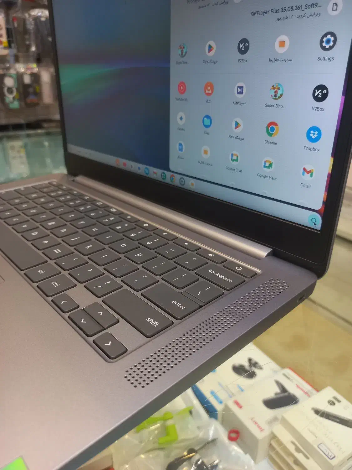 لپ تاپ Lenovo لنوو Chrome book کروم بوک|رایانه همراه|هشتگرد, هشتگرد قدیم|دیوار