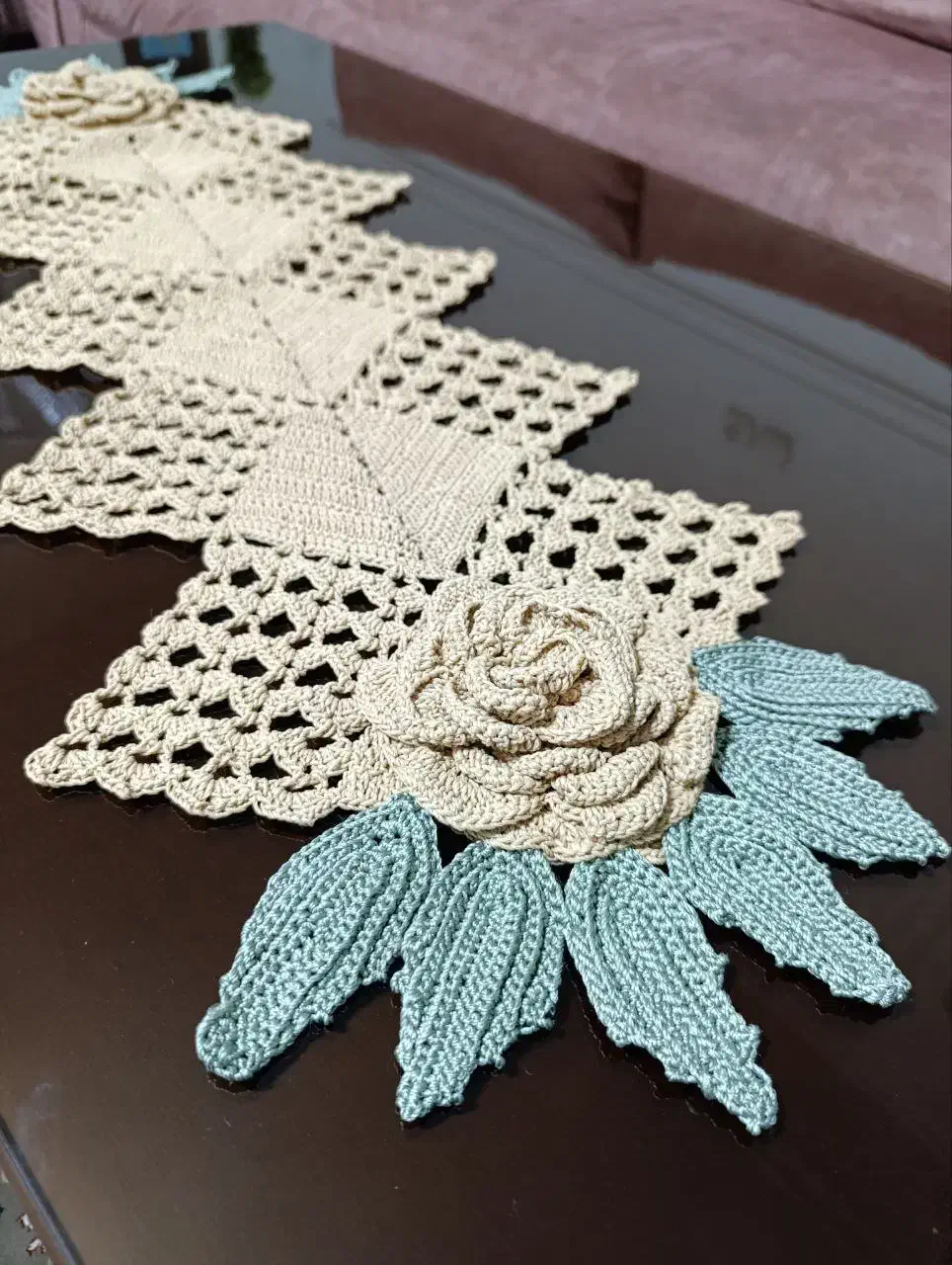 رومیزی بافت|پرده، رانر، رومیزی|فردیس, ثابتی|دیوار