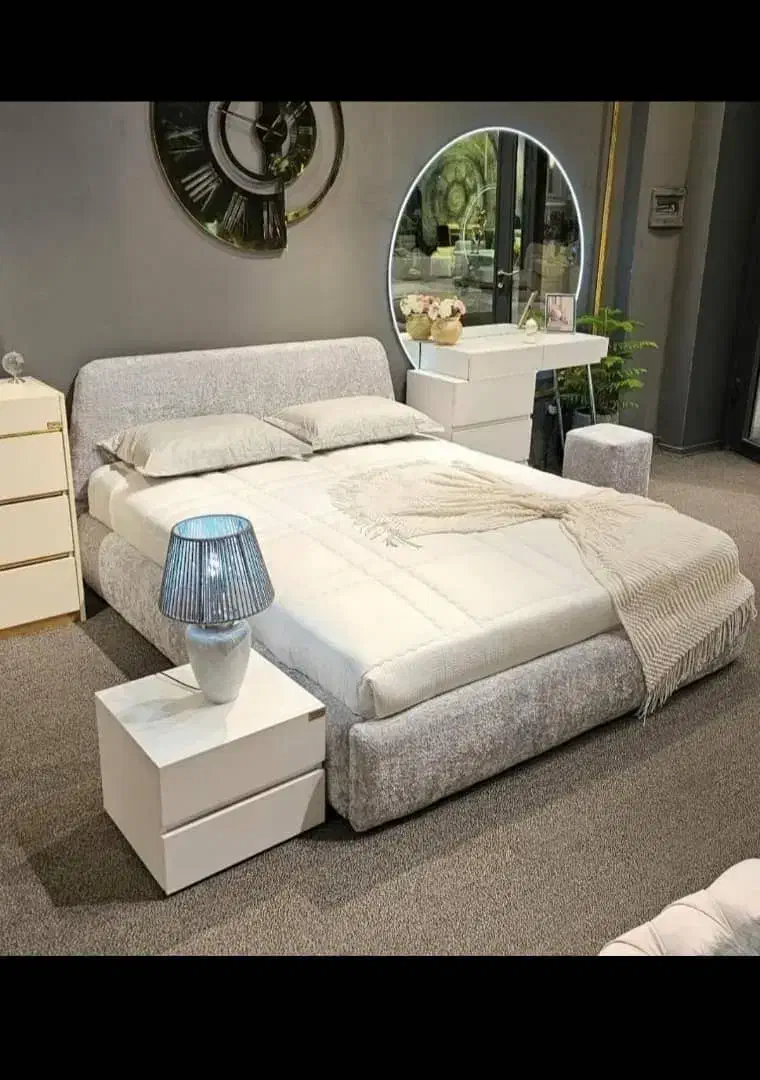 سرویس خواب پارچه ای|تخت و سرویس خواب|خمام, |دیوار