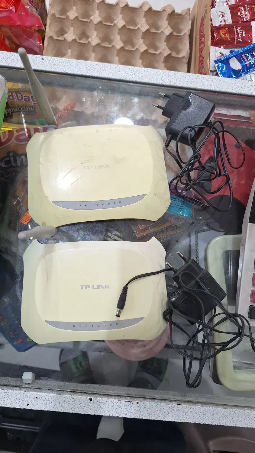 دو عدد مودم tplink با شارژر|مودم و تجهیزات شبکه|نیشابور, هفده شهریور|دیوار