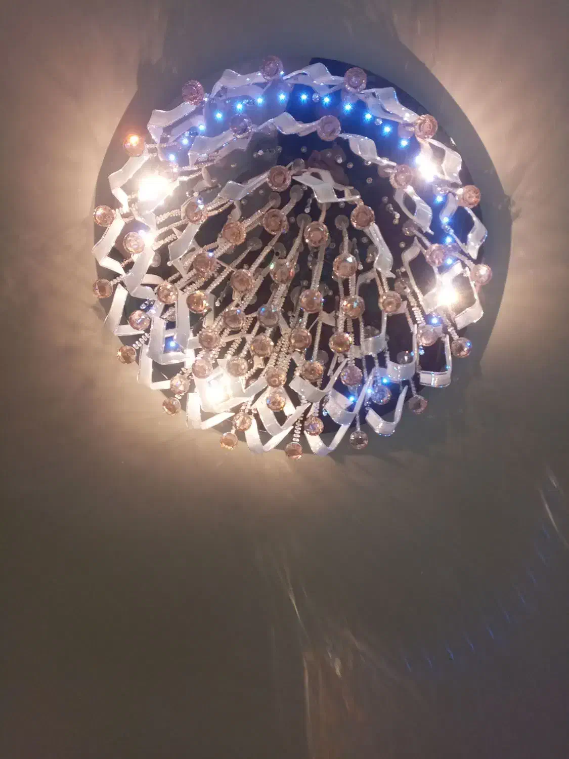 لوستر سقفی ، قطر ۸۵ سانتی متر ، فروش فوری|لوستر و چراغ آویز|تهران, تهرانسر شرقی|دیوار