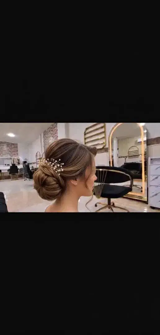 شینیون در عروس سرای ونوس|خدمات آرایشگری و زیبایی|اسلام‌‌آباد غرب, |دیوار