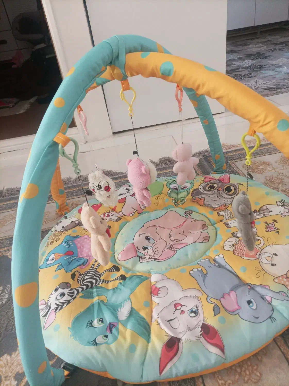 عروسک خرس وتشک بازی درحدنو|اسباب و اثاث بچه|خرمدره, |دیوار