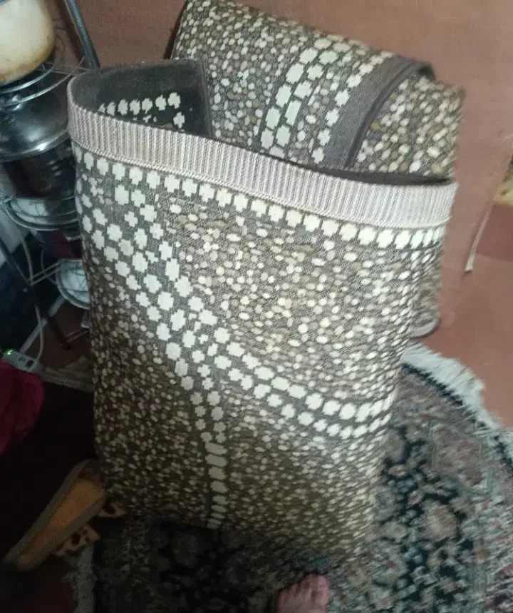 یک جفت گلیم دونیم  در سه ونیم  دست دوم|گلیم، جاجیم، گبه|سردشت, |دیوار