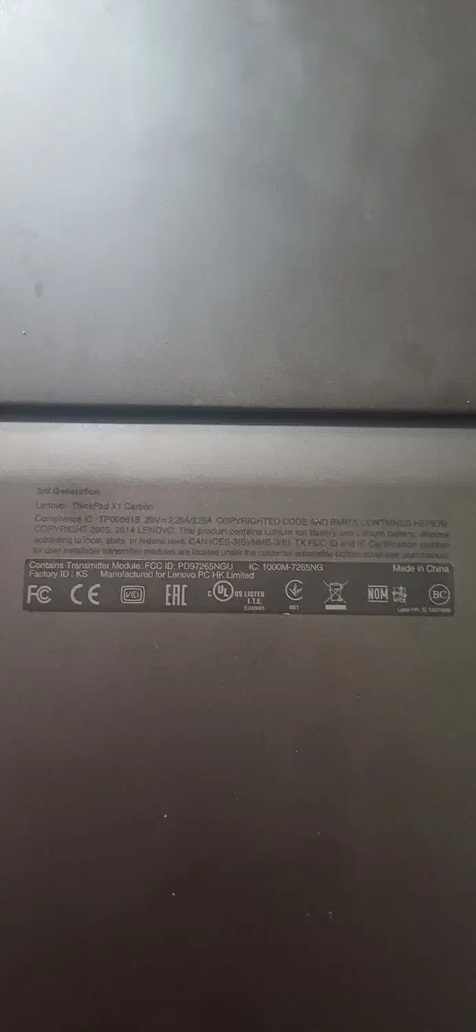لپ تاپ Lenovo x1 carbon|رایانه همراه|کرج, حصارک پایین|دیوار