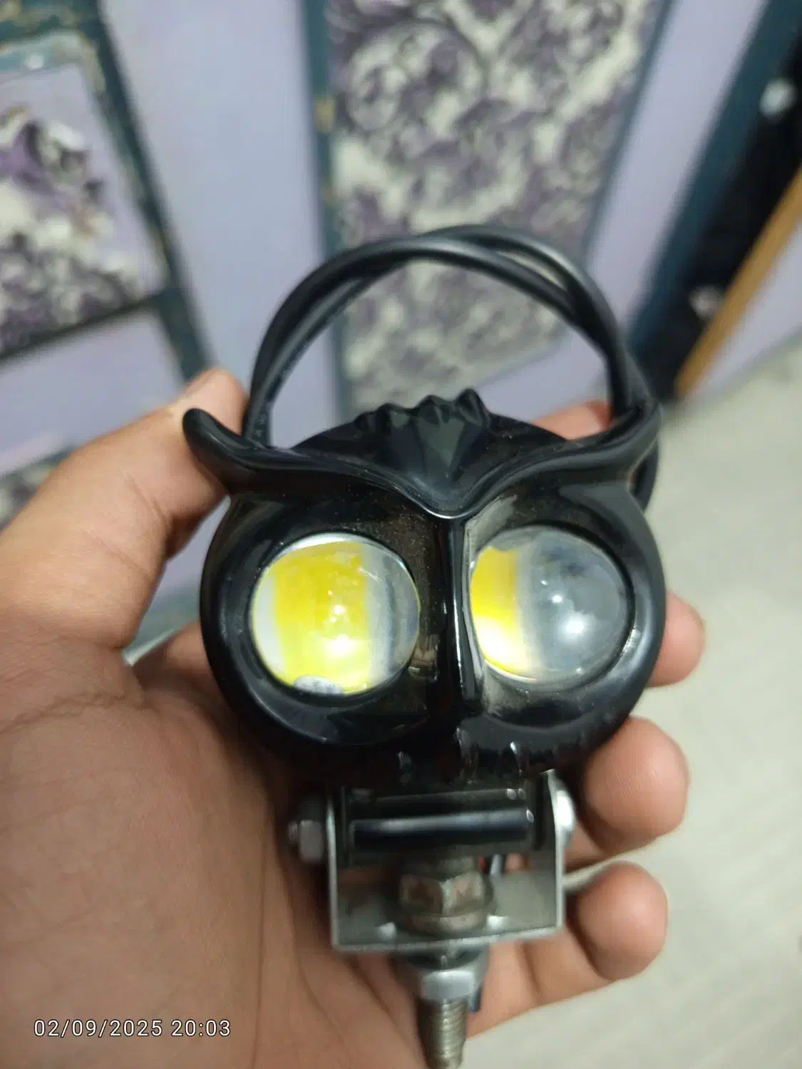 پرژکتور جعدی لنز دار دورنگ.   اگزوز رنجوری سالم|لامپ و چراغ|اهواز, سلیم آباد(سه راه خرمشهر)|دیوار