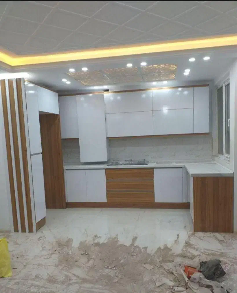 ممبران کابینت تمام چوب با باکس کمدی|مصالح و تجهیزات ساختمان|تویسرکان, |دیوار