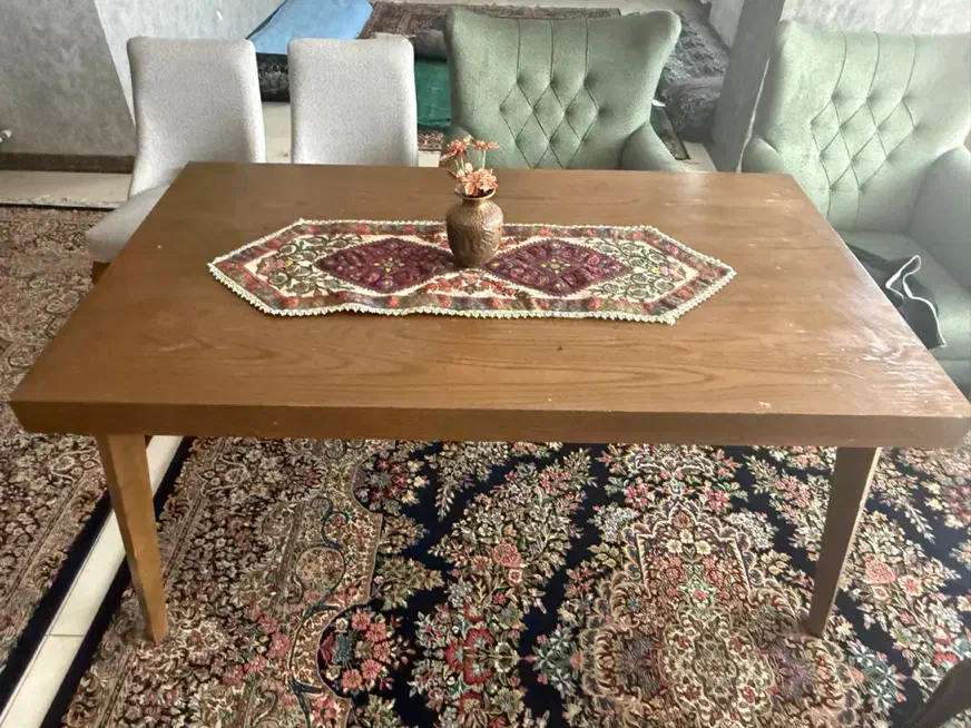 میز نهار خوری شش نفره تک|میز و صندلی غذاخوری|کرمان, |دیوار