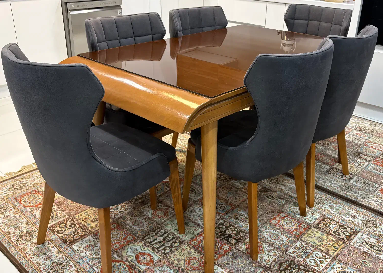 میز ناهارخوری ۶ نفره|میز و صندلی غذاخوری|بندرعباس, |دیوار