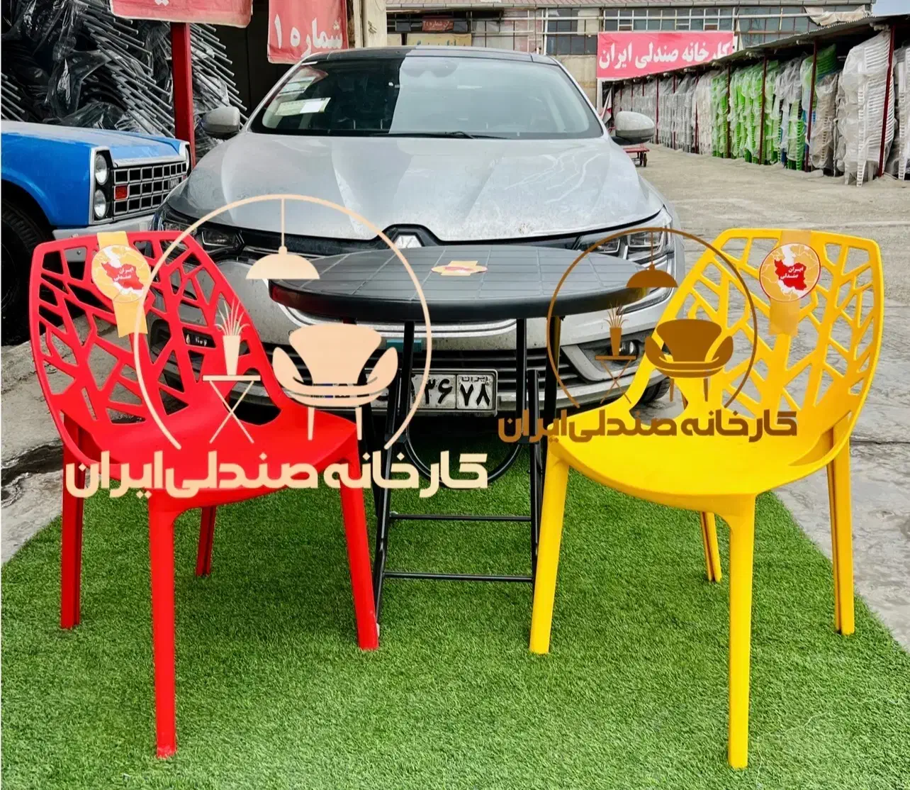 صندلی پلاستیکی باغی طرح امیرعلی|میز و صندلی غذاخوری|کرج, مرکز تحقیقات البرز|دیوار
