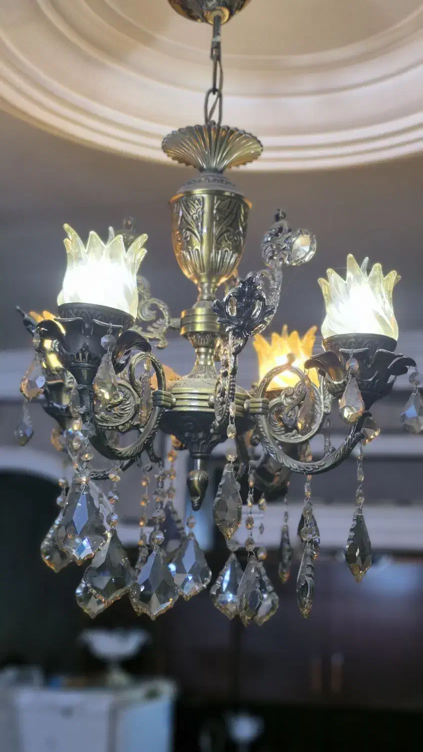 لوستر ۴شاخه|لوستر و چراغ آویز|مشهد, فرهنگیان (شهرک غرب)|دیوار