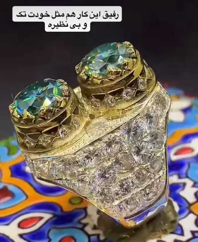 انگشتر جواهری کار دست ساز|جواهرات|مشهد, هفده شهریور|دیوار