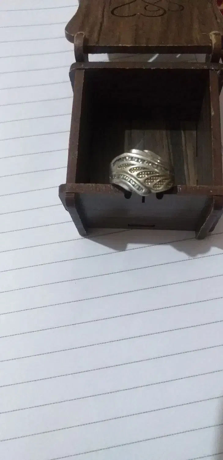 انگشتر نقره زنانه   دو رنگ|جواهرات|ارومیه, |دیوار