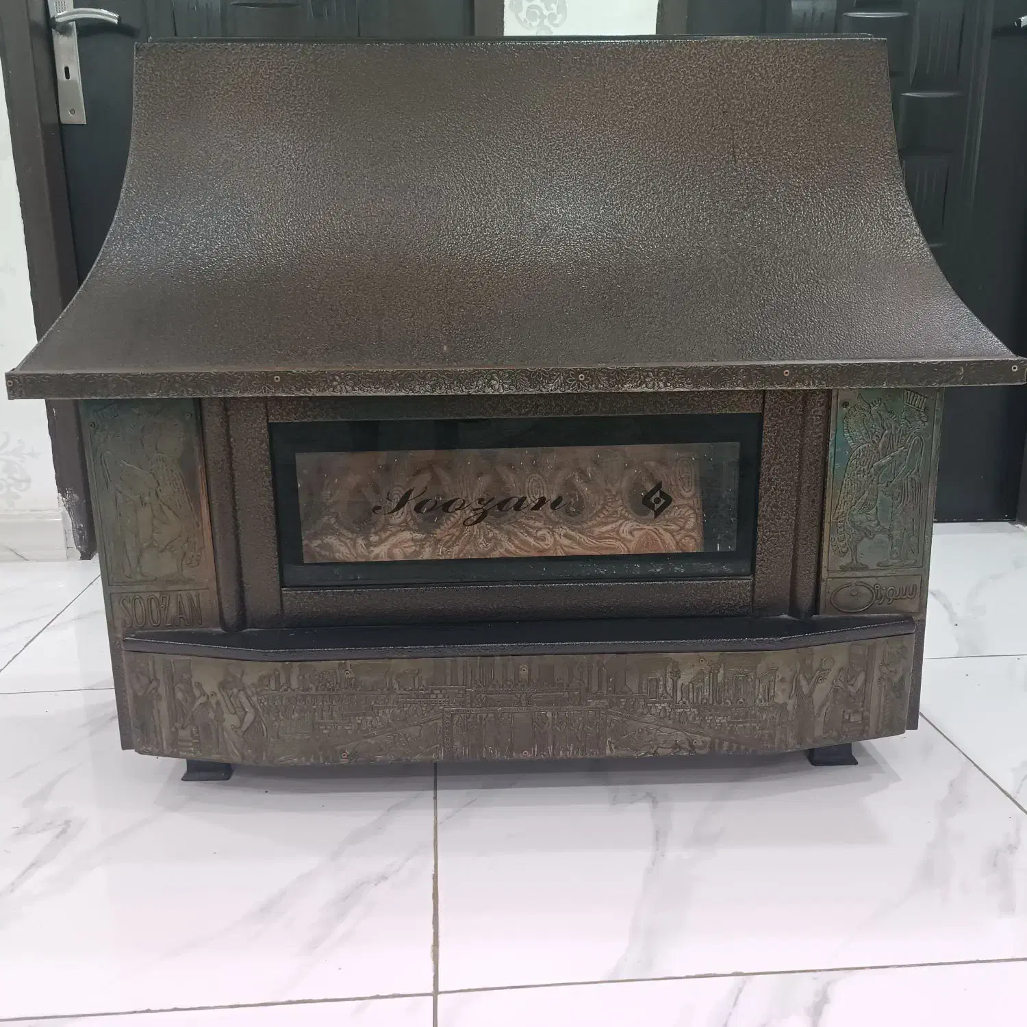 بخاری گازی مدل شومینه ای|بخاری، هیتر، شومینه|رشت, جهاد|دیوار