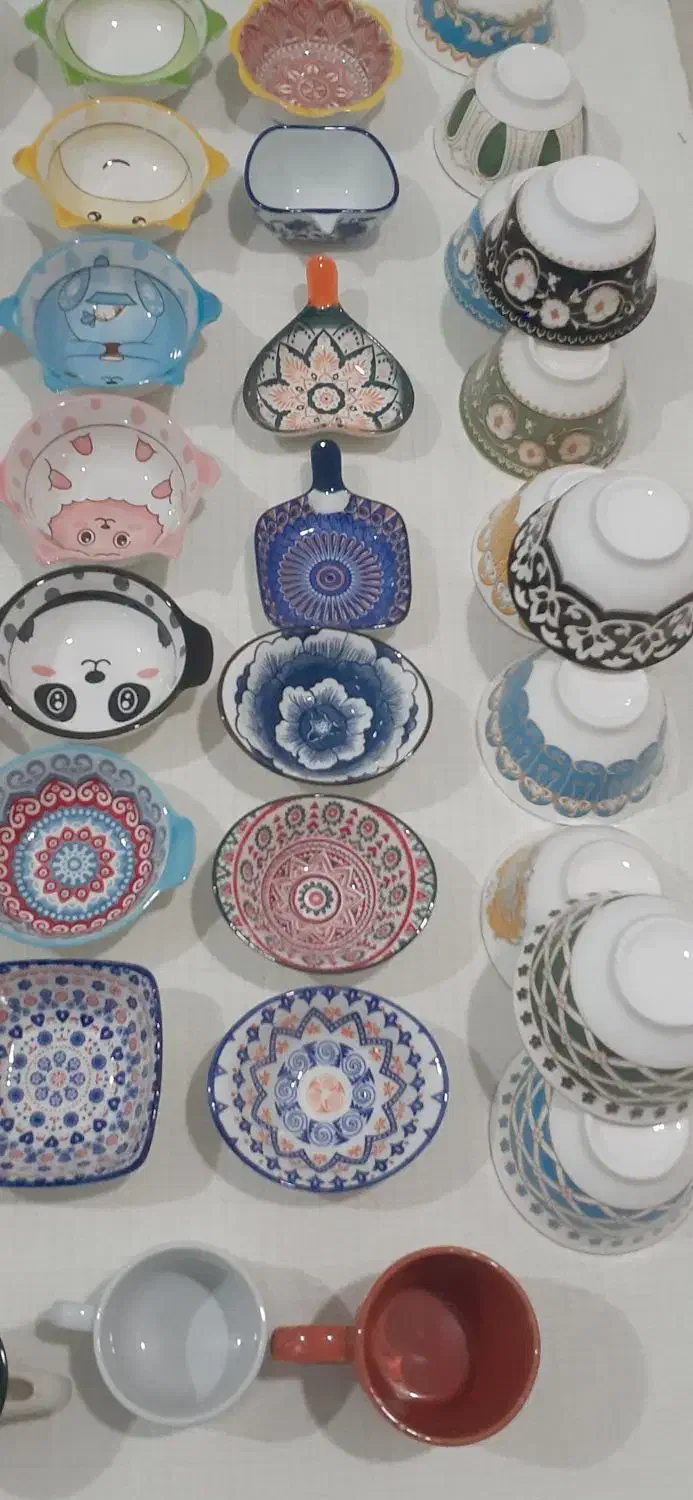 ظروف سرامیکی وکاسه و....|ظروف سرو و پذیرایی|علی‌آباد کتول, |دیوار