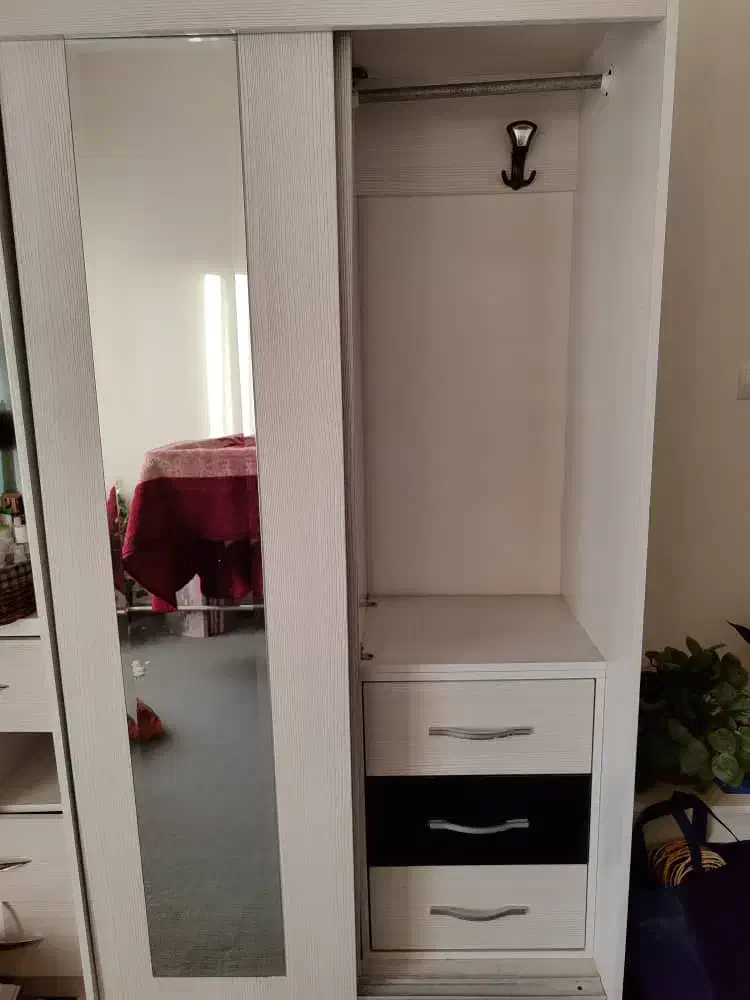 کمد دو در قاب اینه|جاکفشی، کمد، دراور|هشتگرد, فاز ۷ مهستان|دیوار