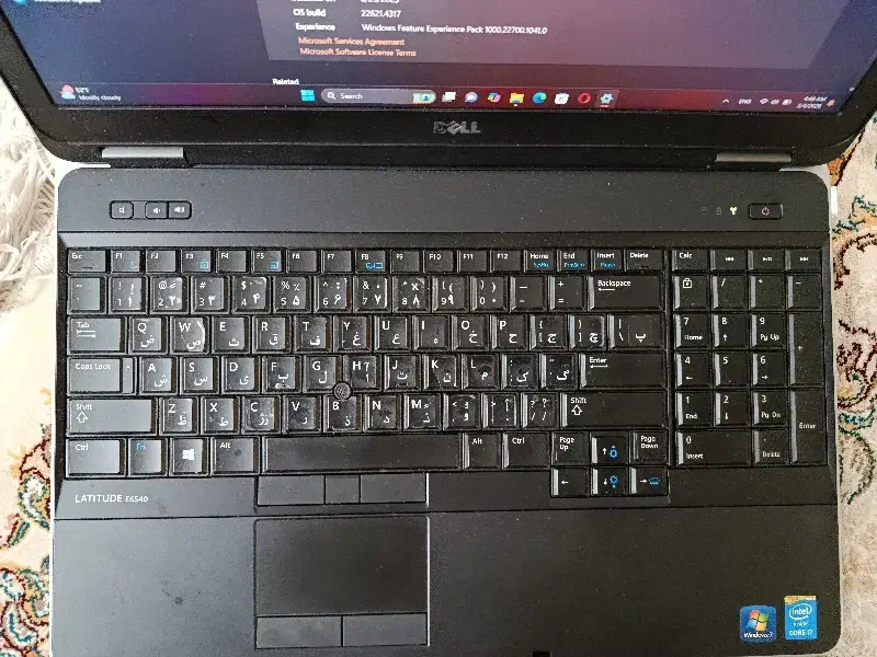 لپ تاپ  DELL i7 RAM 8|رایانه همراه|پاکدشت, پاکدشت (مامازند)|دیوار