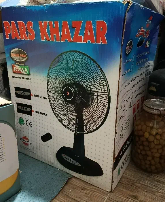 پنکه رو میزی قدرتمند پارس خزر|پنکه و تصفیهکنندهٔ هوا|گرگان, |دیوار