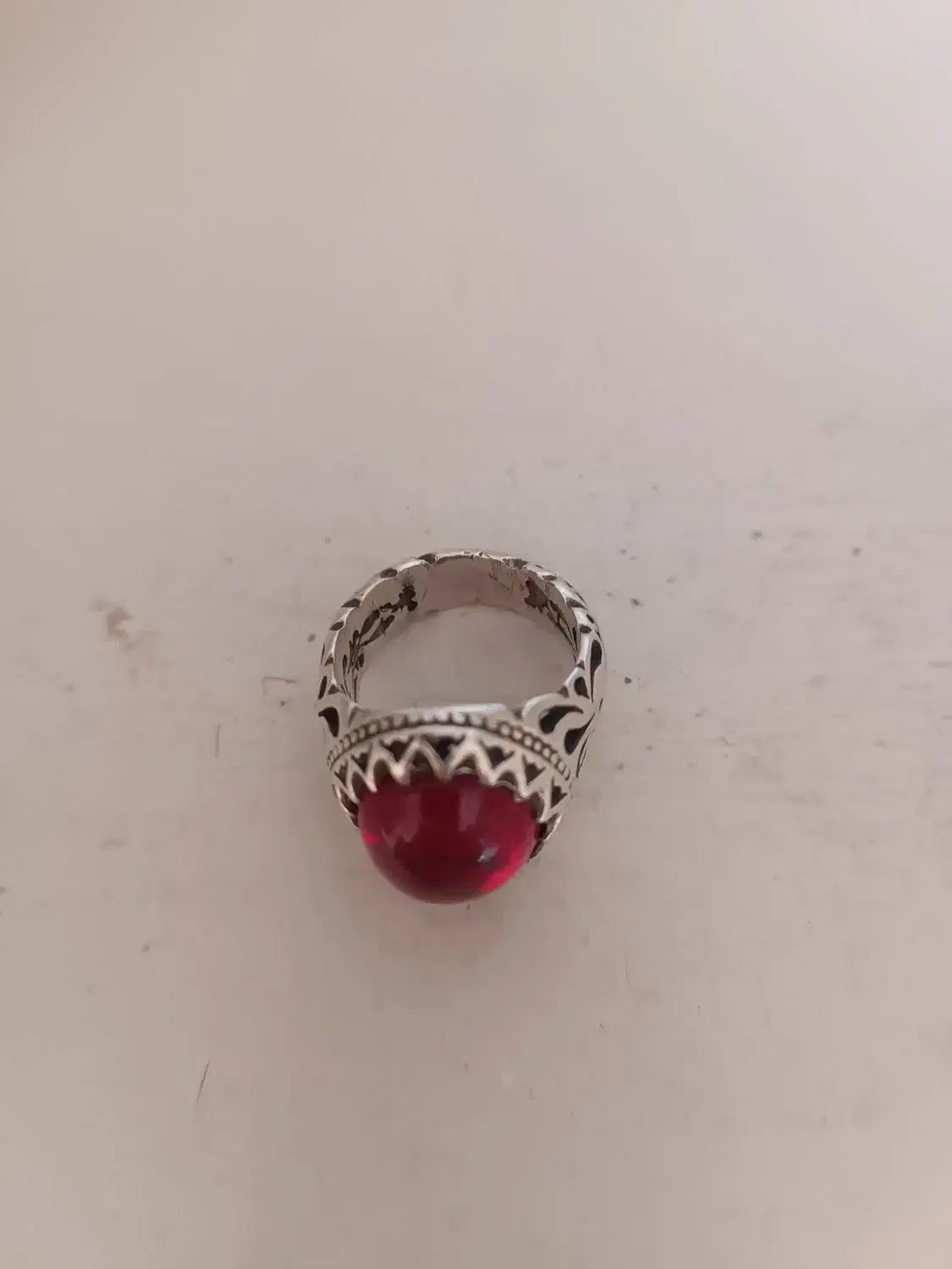 فروش انگشتر یاقوت قرمز|جواهرات|برخوار, |دیوار