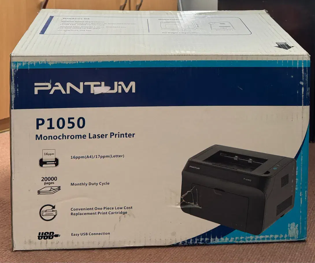 پرینتر لیزری پنتوم p1050 - نو|پرینتر، اسکنر، کپی، فکس|ملارد, |دیوار