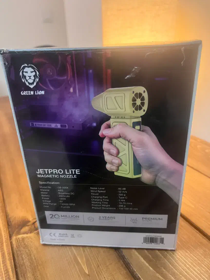 دمنده گرین لاین مدل Jetpro Lite نو و آکبند|قطعات و لوازم جانبی رایانه|تهران, قیطریه|دیوار