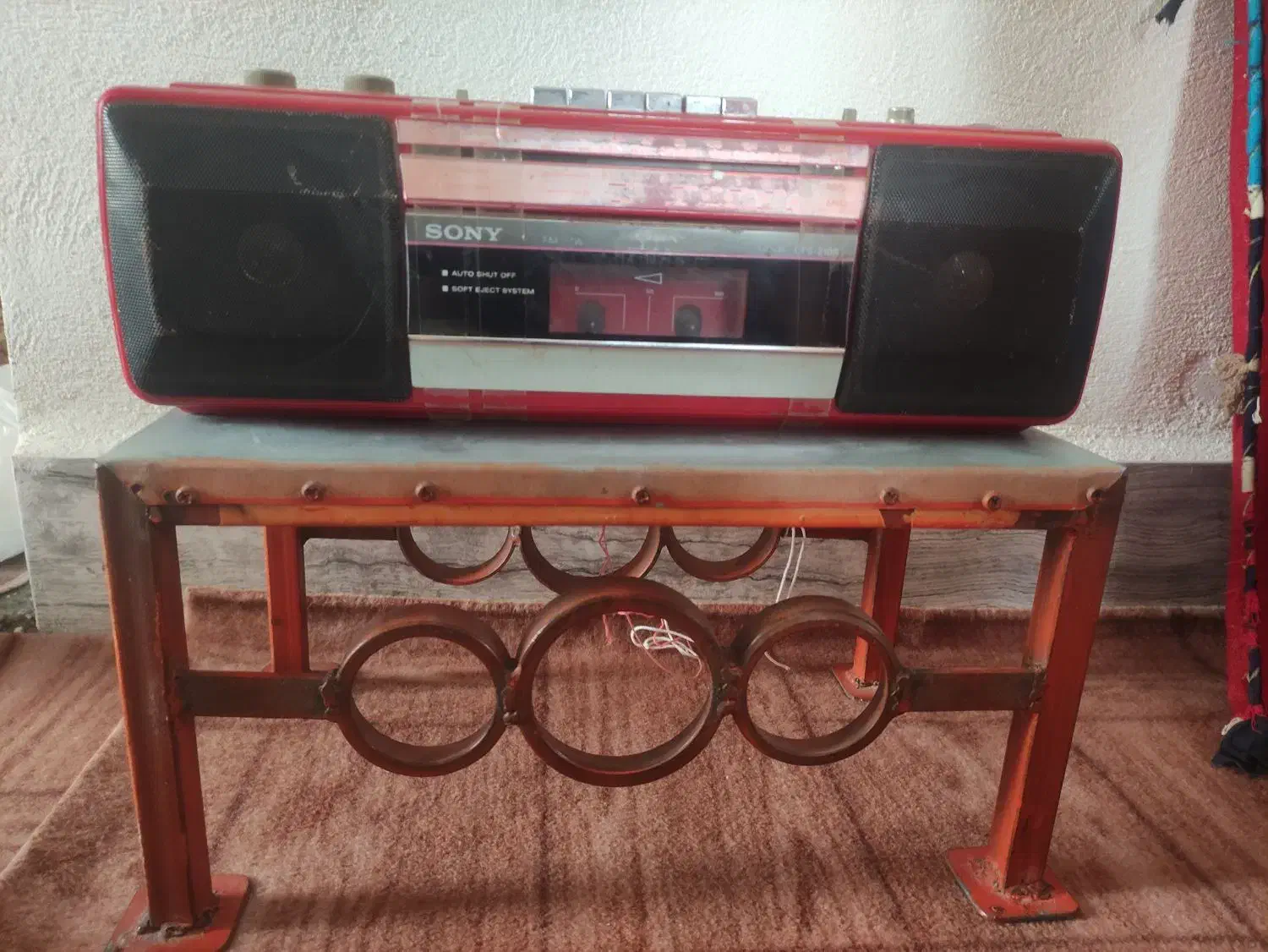 رادیو اصل سونی همراه با میز پایه|سیستم صوتی خانگی|گنبد کاووس, |دیوار