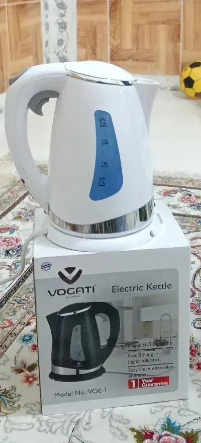 کتری برقی وگاتی به قیمت خرید|سماور، چای‌ساز، قهوه‌ساز|مسجد سلیمان, |دیوار