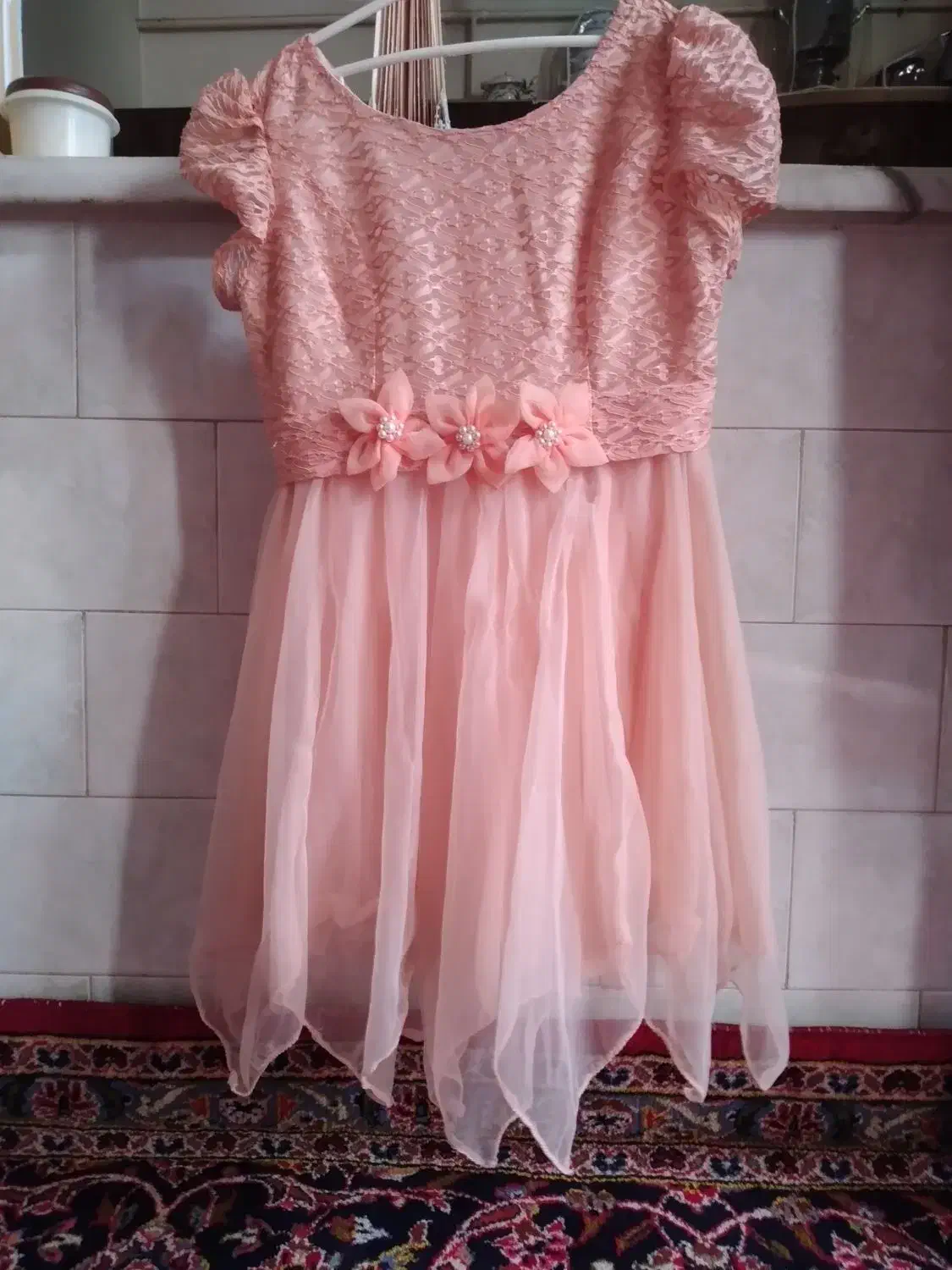 لباس مجلسی دخترانه در حد نو سایز ۷و۸سال|لباس|مراغه, |دیوار