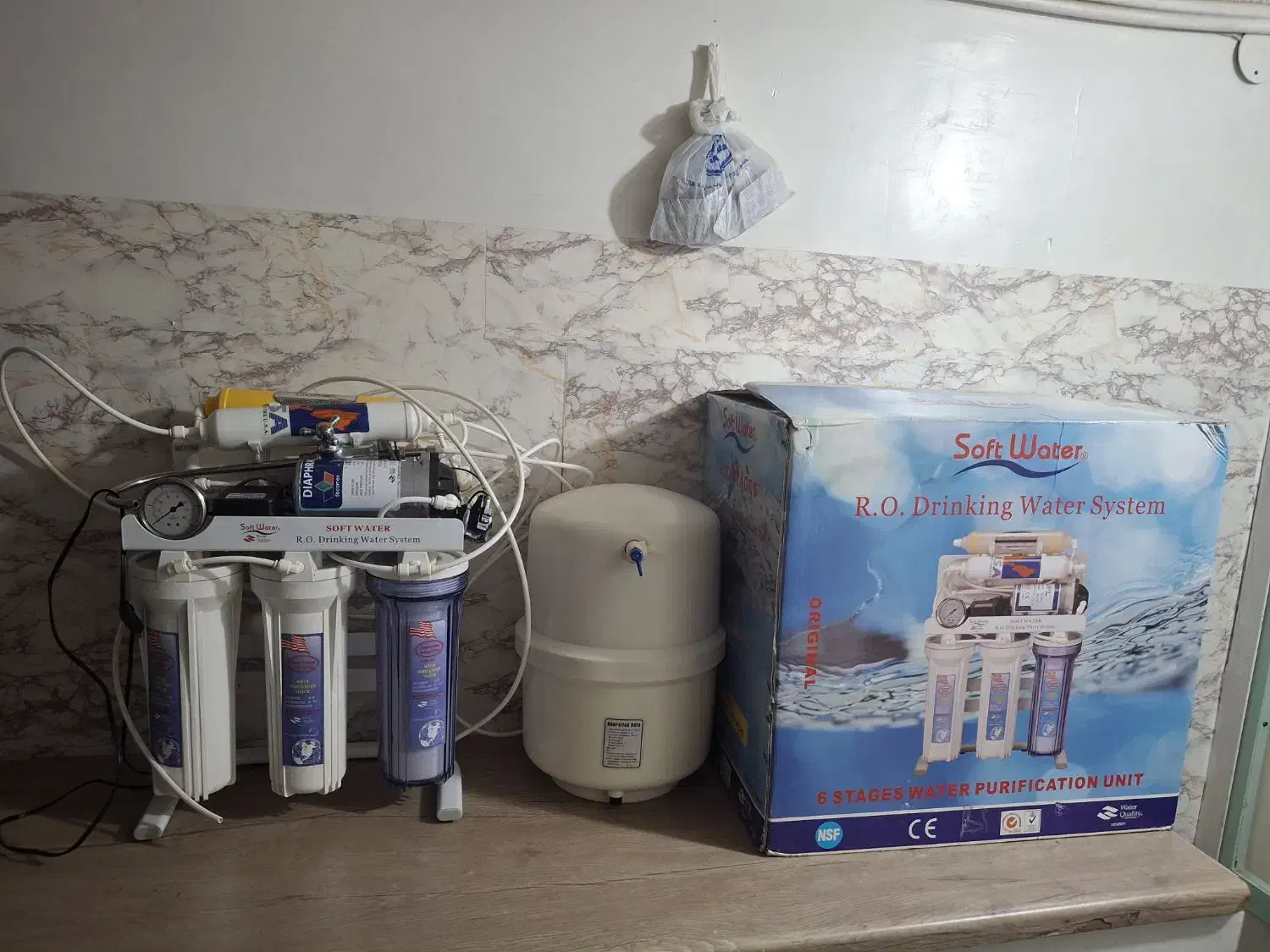 با سلام یک عدد دستگاه آب تصفیه ۶ مرحله|آب‌سردکن و تصفیه آب|تهران, امام زاده حسن|دیوار