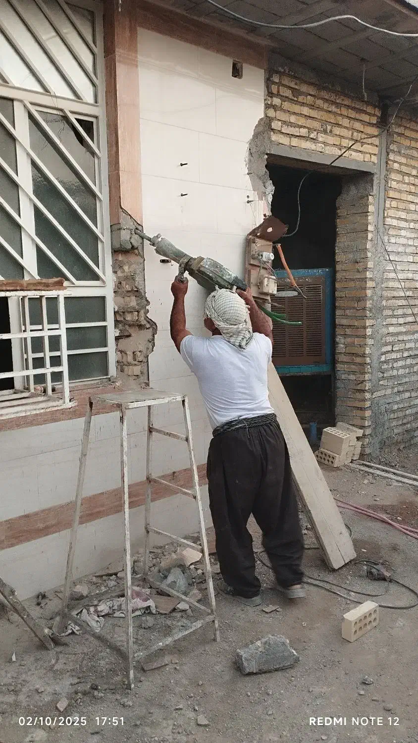 تخریب ساختمان کلی جزئی|خدمات پیشه و مهارت|اندیمشک, |دیوار