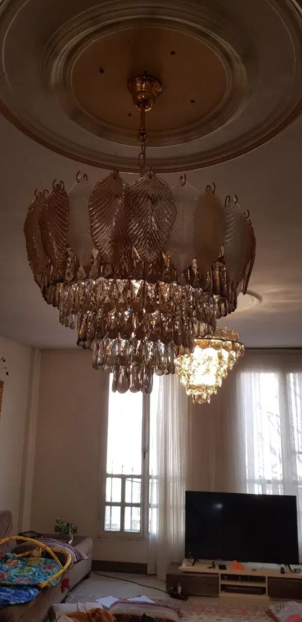 دو عدد لوستر در حد نو|لوستر و چراغ آویز|تهران, مینی‌سیتی (شهرک نفت)|دیوار