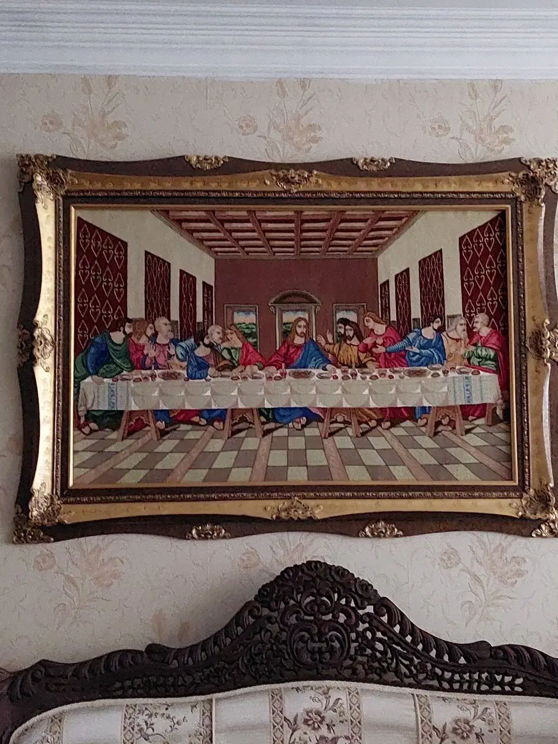 تابلو فرش ابریشم تبریز|تابلو فرش|کرج, گوهردشت|دیوار