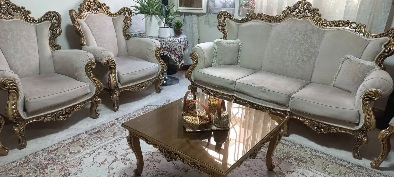 سرویس مبل و ناهارخوری استیل|مبلمان خانگی و میز عسلی|تهران, باغ فیض|دیوار