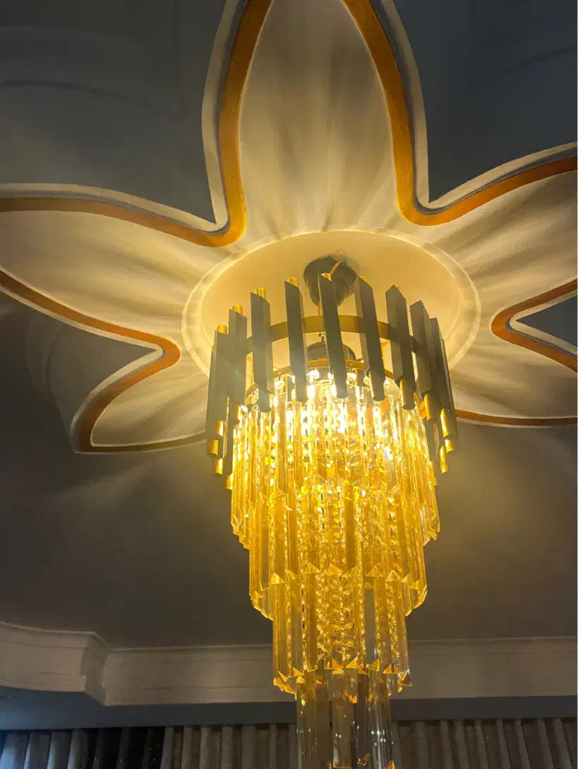 لوستر پذیرایی|لوستر و چراغ آویز|اندیشه, شهرک صدف|دیوار