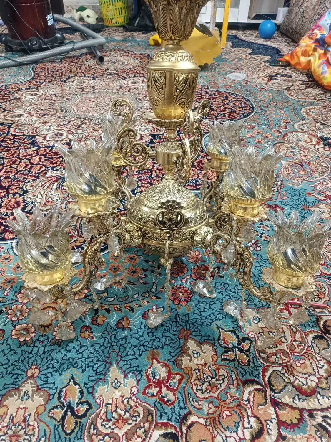 لوستر|لوستر و چراغ آویز|مشهد, شهید قربانی|دیوار