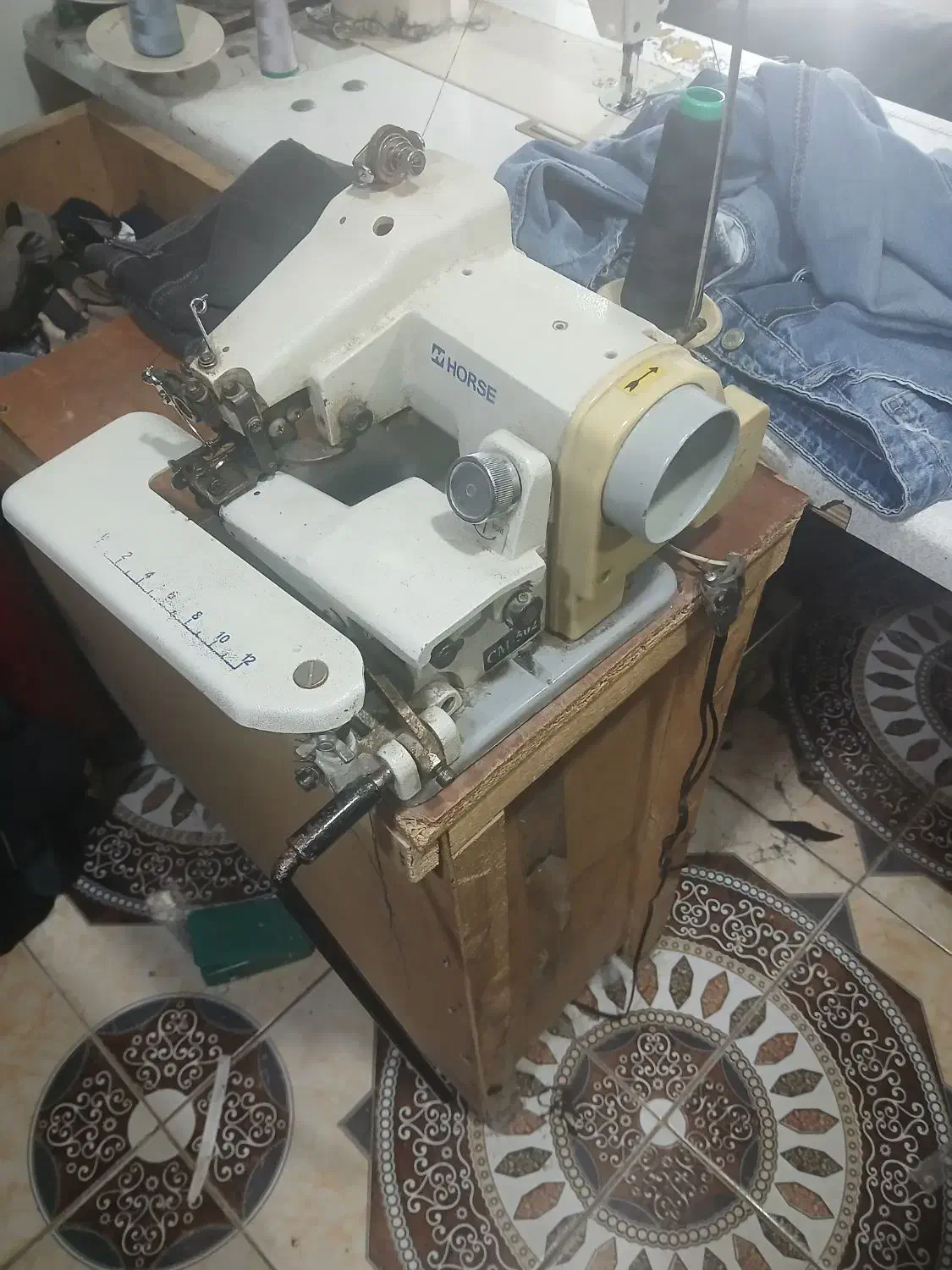 لبه دوز و دو عدد پس دوزی دمپا|چرخ خیاطی و ریسندگی|کوهدشت, |دیوار