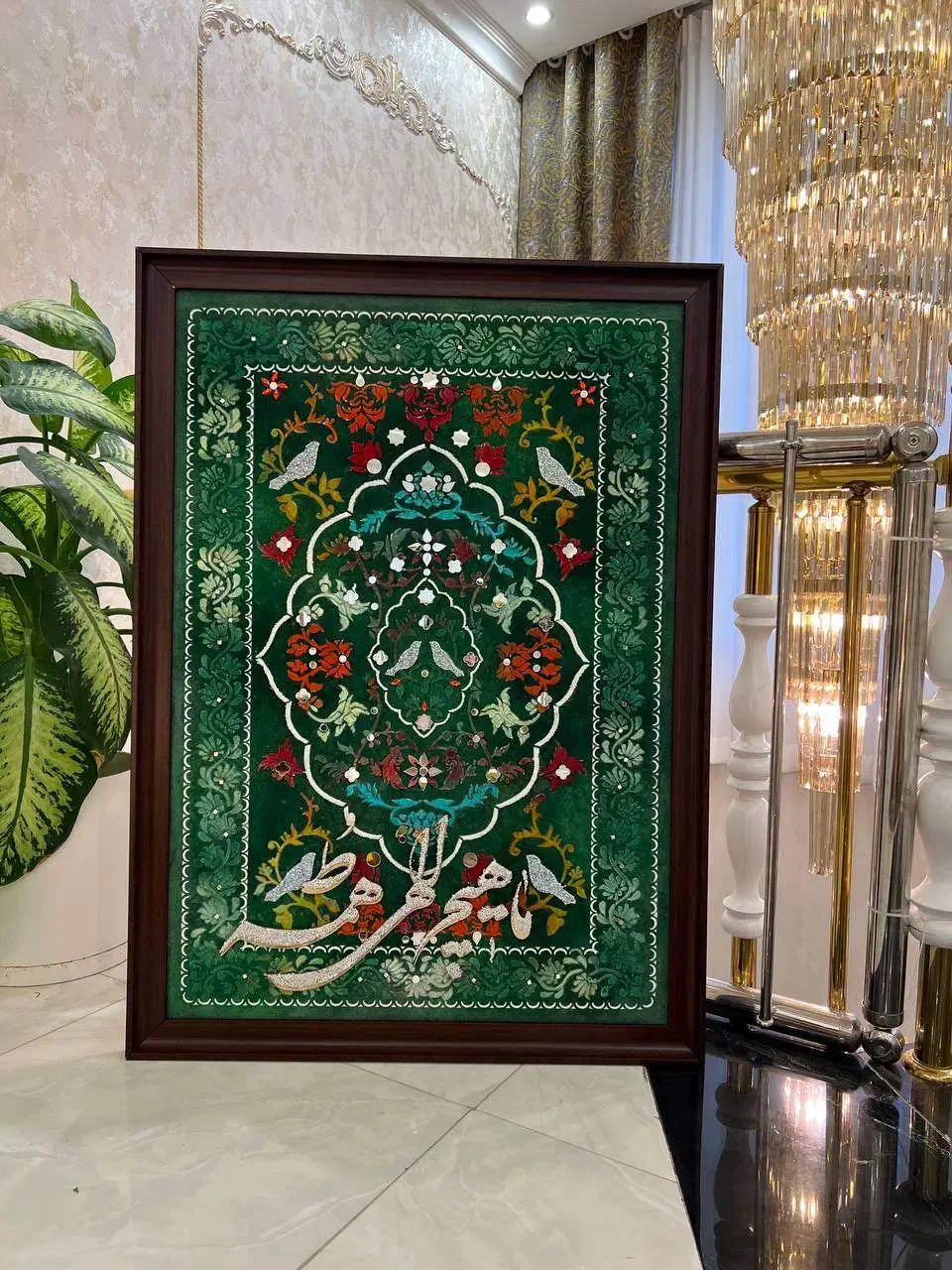 تابلوی باغ بهشت|تابلو، نقاشی، عکس|رشت, گلباغ نماز|دیوار