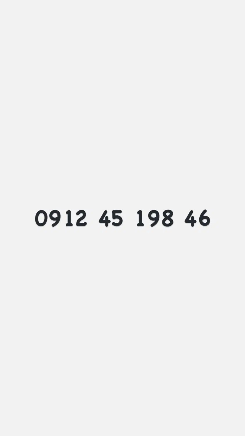 0912.45.198.46|سیم‌کارت|قم, بنیاد|دیوار