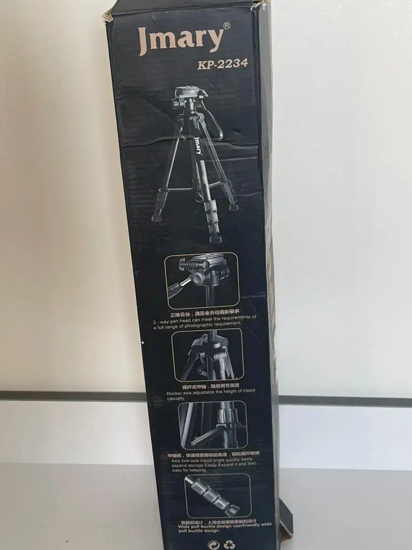 سه‌پایه دوربین Jmary مدل KP-2234|دوربین عکاسی و فیلم‌برداری|تهران, طیب|دیوار