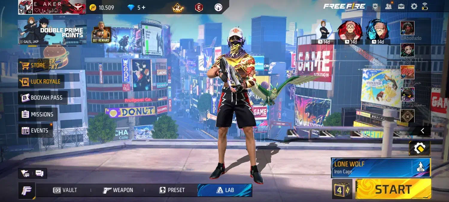 اکانت فری فایر|کنسول، بازی ویدئویی و آنلاین|تهران, امیر بهادر|دیوار