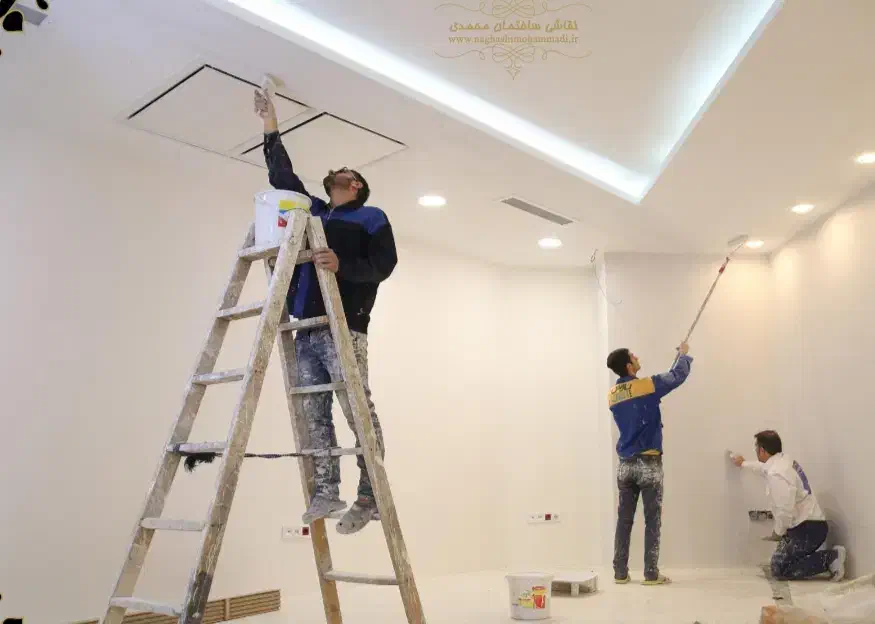 نقاشی ساختمان و نصب و تعمیر کولر اسپلیت|خدمات پیشه و مهارت|کیش, |دیوار