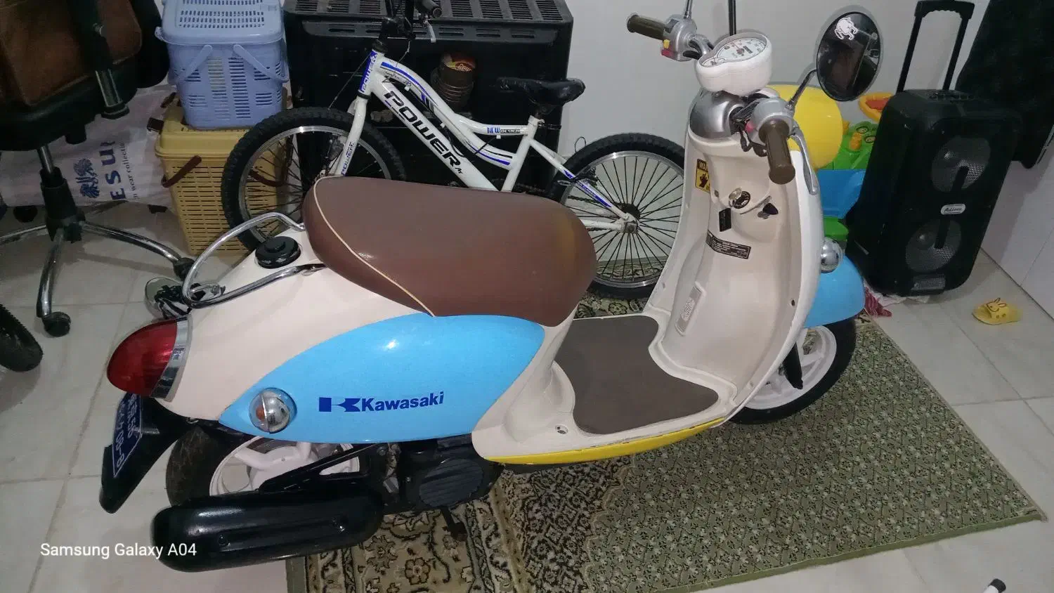 مینی وسپا موتور پاکشتی یاماها وینودرحدصفر|موتورسیکلت|کرمانشاه, |دیوار