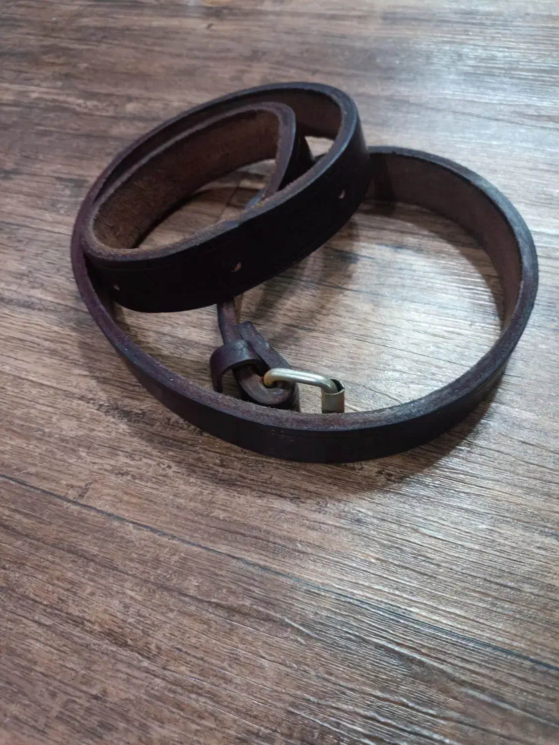 کمربند چرم قهوه ای اصلی|کیف، کفش، کمربند|اهواز, پادادشهر|دیوار