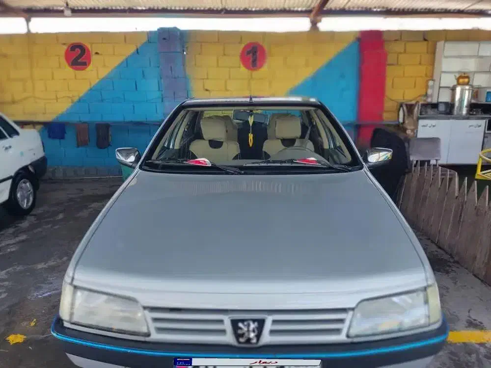 پژو 405بنزینی نقره متالیک درجه یک در حد صفر|خودرو سواری و وانت|مبارکه, |دیوار