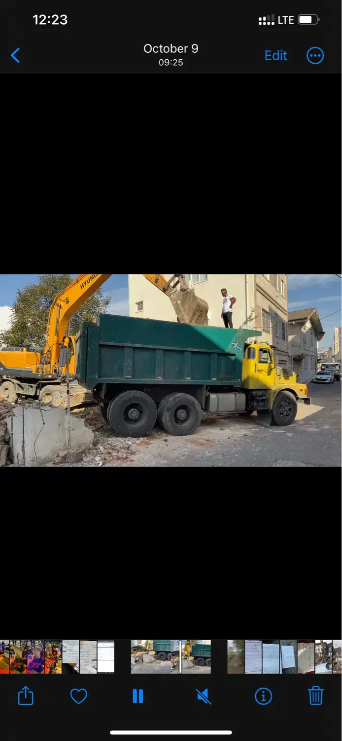 اجاره بیل مکانیکی چرخ لاستیکی و زنجیری ،خاکبرداری|خدمات حمل و نقل|رشت, ساغری سازان|دیوار