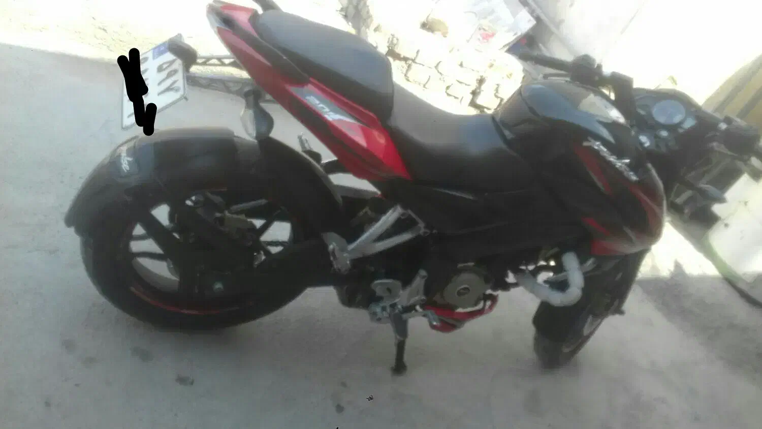 ان اس 200 ns پلاک ملی مدارک کامل|موتورسیکلت|آق قلا, |دیوار